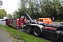 LKW blieb unter Bruecke haengen Koeln Ehrenfeld Innere Kanalstr Hornstr P031